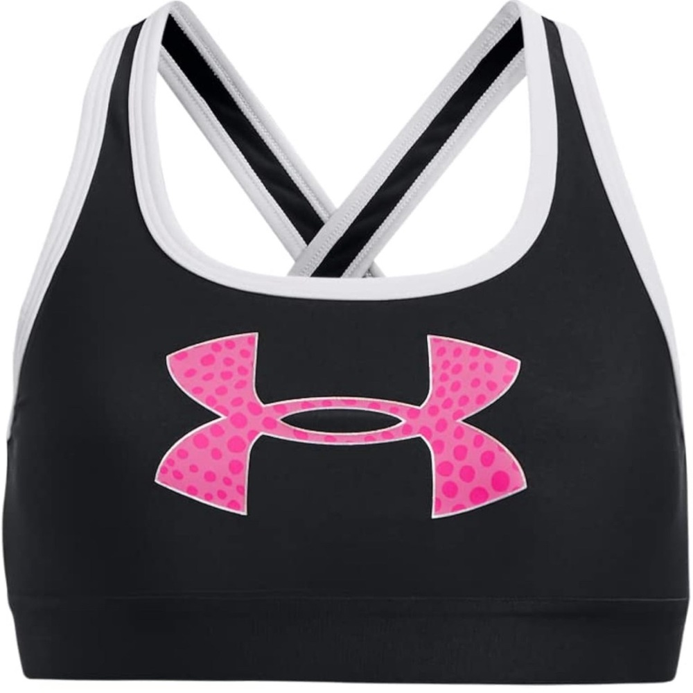 Under Armour Girls Graphic Spotts Bra Size YLG/G NWT